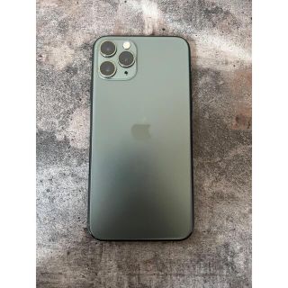 アイフォーン(iPhone)の美品　iPhone11pro 64GB ミッドナイトグリーン　SIM解除済み(スマートフォン本体)