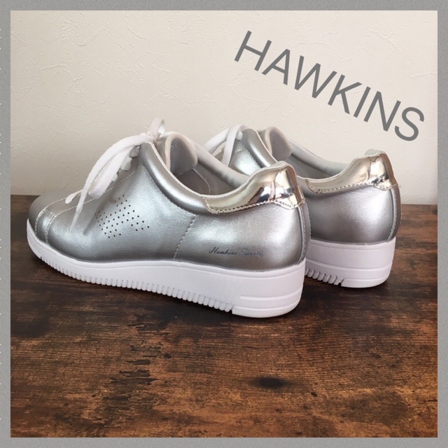 HAWKINS - 【お値下げ中】ホーキンス レディース 本革スニーカー HAWKINS - 【お値下げ中】ホーキンス レディース 本革スニーカー