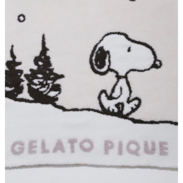 gelato pique(ジェラートピケ)の新品　ジェラートピケ　スヌーピー ピーナッツ パネルジャガードブランケット レディースのルームウェア/パジャマ(ルームウェア)の商品写真