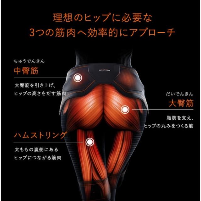 SIXPAD(シックスパッド)のSIXPADボトムベルトSサイズ パッド付き コスメ/美容のダイエット(エクササイズ用品)の商品写真