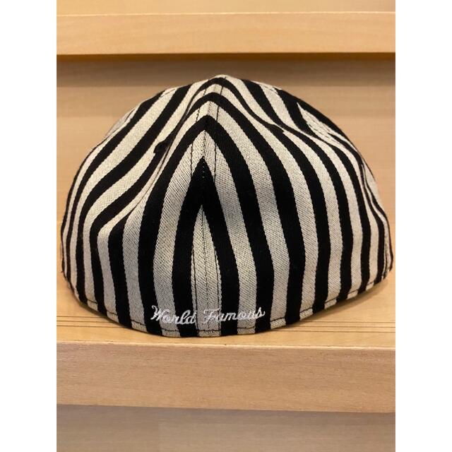 Supreme(シュプリーム)の13AW Striped Box Logo NEW ERA CAP ニューエラ メンズの帽子(キャップ)の商品写真