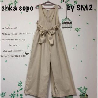 エヘカソポ(ehka sopo)の♡19 エヘカソポ リボン可愛い サロペット(サロペット/オーバーオール)