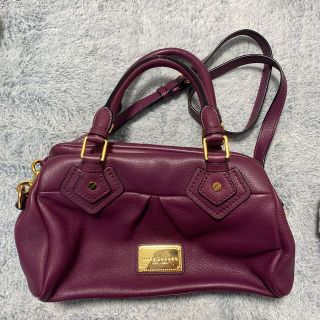 マークジェイコブス(MARC JACOBS)のMARC JACOBS ハンドバッグ　紫(ハンドバッグ)