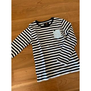 マーキーズ(MARKEY'S)のMARKEY'Sボーダー ロングTシャツ 140cm(Tシャツ/カットソー)