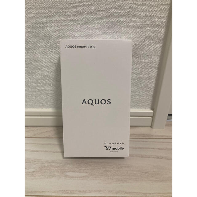 AQUOS(アクオス)のAQUOS sense4 basic Ymobile版SIMフリー ブラック A スマホ/家電/カメラのスマートフォン/携帯電話(スマートフォン本体)の商品写真
