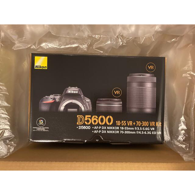 【新品未開封】Nikon デジタル一眼レフカメラ D5600 ダブルズームキット