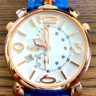 ガガミラノ(GaGa MILANO)のGAGA MILANO THIN CHRONO 5098.01BT-N  新品(腕時計(アナログ))