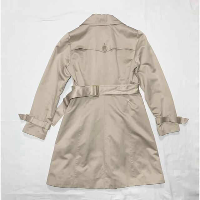 トレンチコート シャンパンゴールド レディース ロングコート レディースのジャケット/アウター(トレンチコート)の商品写真