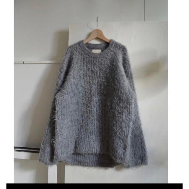 YOKE SOJOHN BRUSHED MOHAIR WOOL RIB KNITメンズ