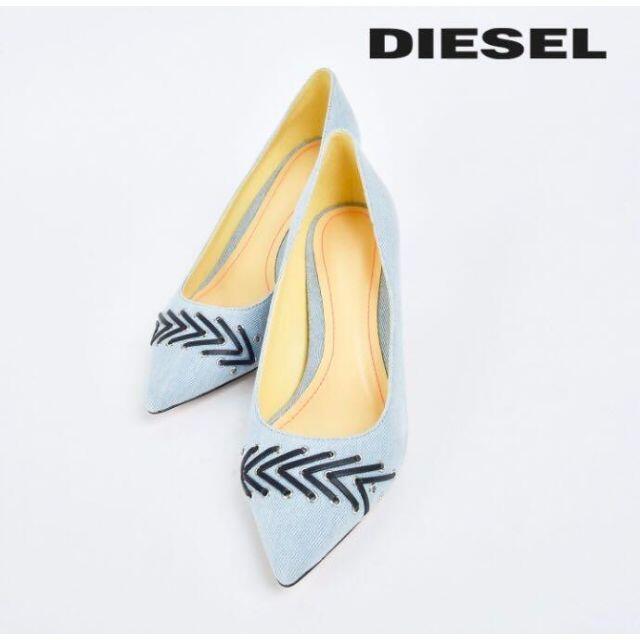 DIESEL(ディーゼル)の【新品未使用】DIESEL ディーゼル  ハイヒールパンプス デニムアッパー レディースの靴/シューズ(ハイヒール/パンプス)の商品写真