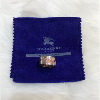 バーバリー(BURBERRY)のRR025 バーバリー　ブルーレーベル　シルバー　リング　#9 (リング(指輪))