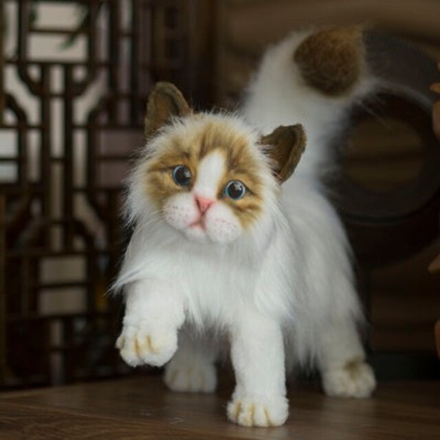 ☆最終お値下げ☆ぬいぐるみ 作家 猫 ラグドール ネコ アート ☆最終お値下げ☆ぬいぐるみ 作家 猫 ラグドール ネコ アート
