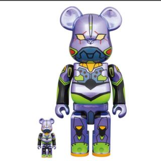 メディコムトイ(MEDICOM TOY)のBE@RBRICK エヴァンゲリオン初号機 CHROME Ver. 400%(フィギュア)