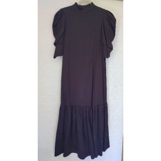 トーガ(TOGA)のjohn/ワンピース　 Black Mutton Sleeve Dress(ロングワンピース/マキシワンピース)