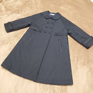 Ribbon様専用ファミリア濃紺130 お受験通学 ライナー付きコート ネイビー-