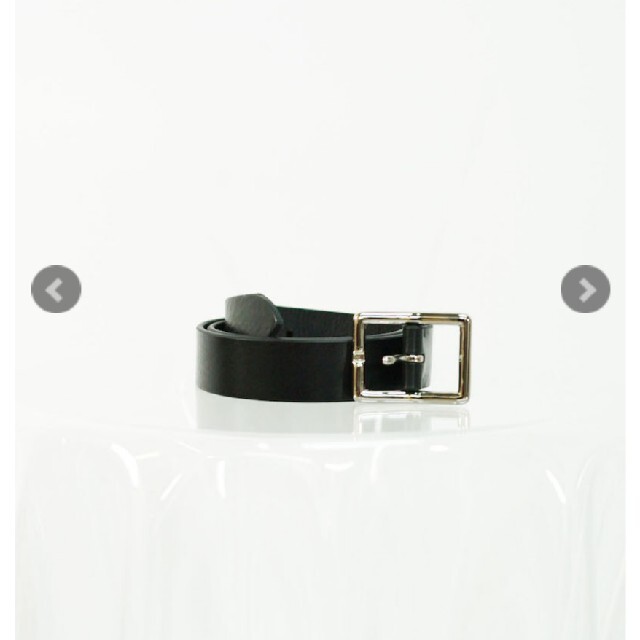 UNITED ARROWS(ユナイテッドアローズ)の【試着のみタグ付き】KAIKO THE BELT BLACK メンズのファッション小物(ベルト)の商品写真