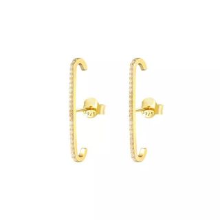 アーカー(AHKAH)のstraight ear cuff earrings /gold / #205(ピアス)