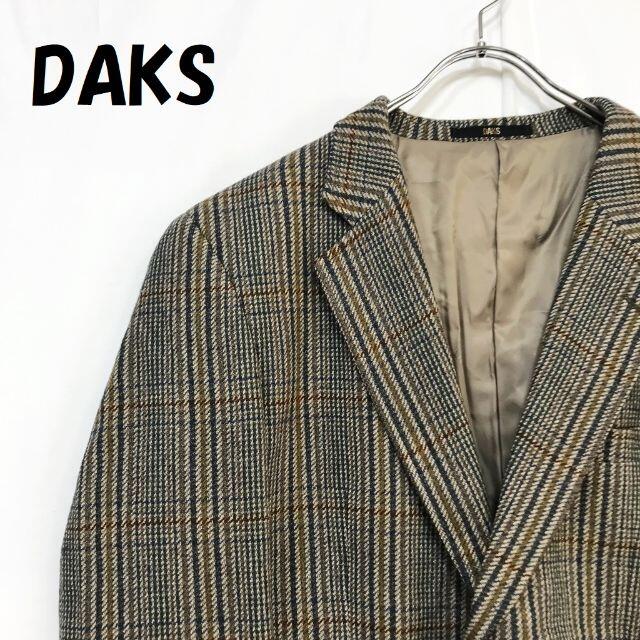 DAKS(ダックス)のDAKS/ ダックス ジャケット チェック柄 裏地  肩パッドあり マルチカラー メンズのジャケット/アウター(テーラードジャケット)の商品写真