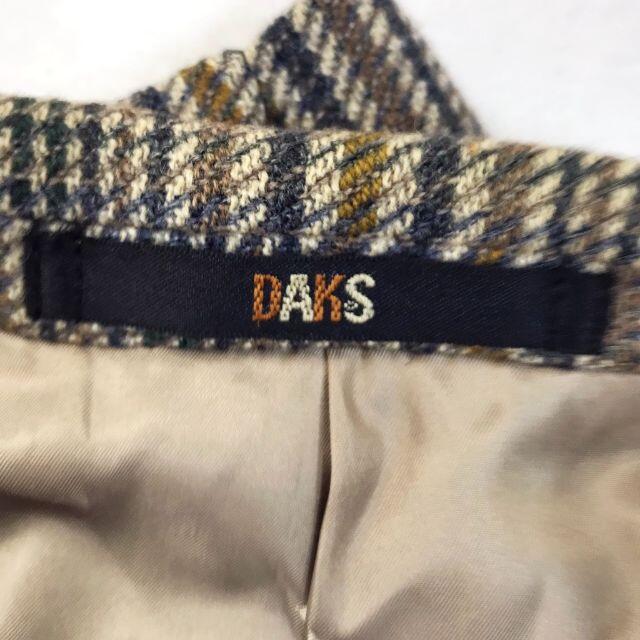 DAKS(ダックス)のDAKS/ ダックス ジャケット チェック柄 裏地  肩パッドあり マルチカラー メンズのジャケット/アウター(テーラードジャケット)の商品写真