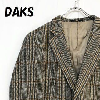 ダックス(DAKS)のDAKS/ ダックス ジャケット チェック柄 裏地  肩パッドあり マルチカラー(テーラードジャケット)