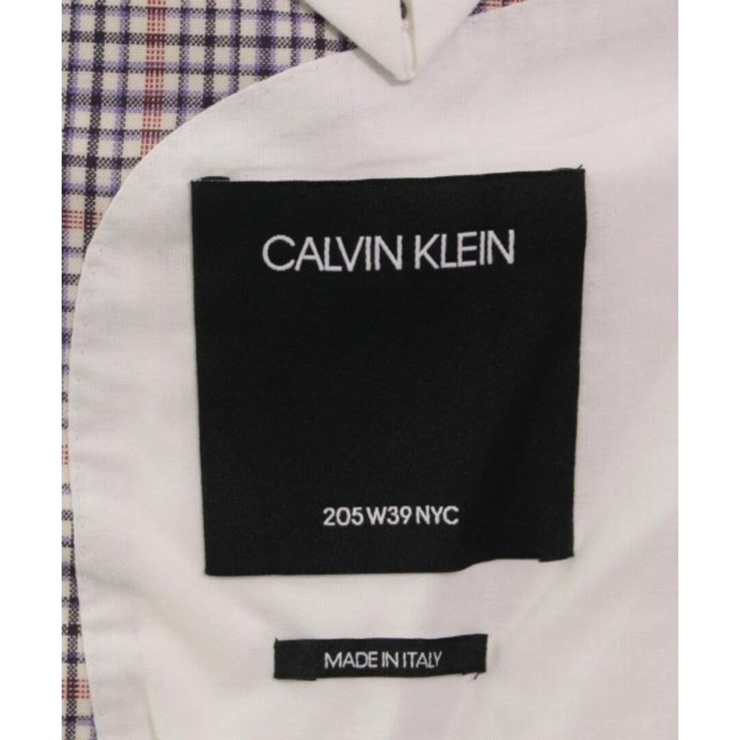 CALVIN KLEIN 205W39NYC カジュアルジャケットボタン柄