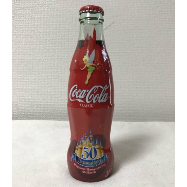 コカ・コーラ(コカコーラ)の2005年 LA ディズニー ランド パーク 50周年記念 ティンカーベルボトル エンタメ/ホビーのおもちゃ/ぬいぐるみ(キャラクターグッズ)の商品写真