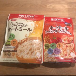 ニッシンショクヒン(日清食品)のオートミール　２種(米/穀物)