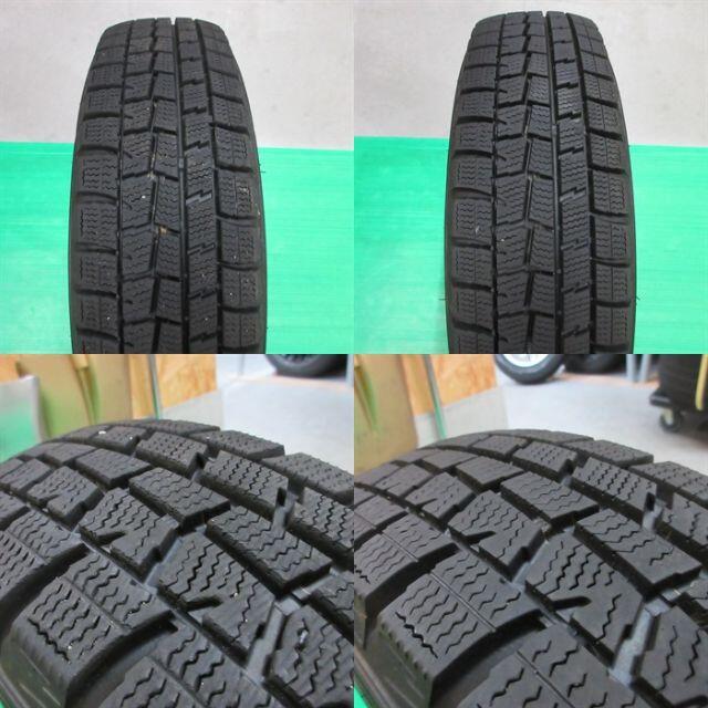 DUNLOP - バモス 155/70R13 2018年バリ山スタッドレス ミライース