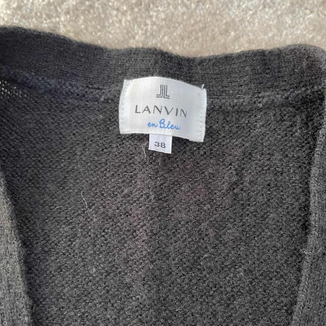 LANVIN en Bleu(ランバンオンブルー)のLANVIN en bleu ニットカーディガン　38 レディースのトップス(カーディガン)の商品写真