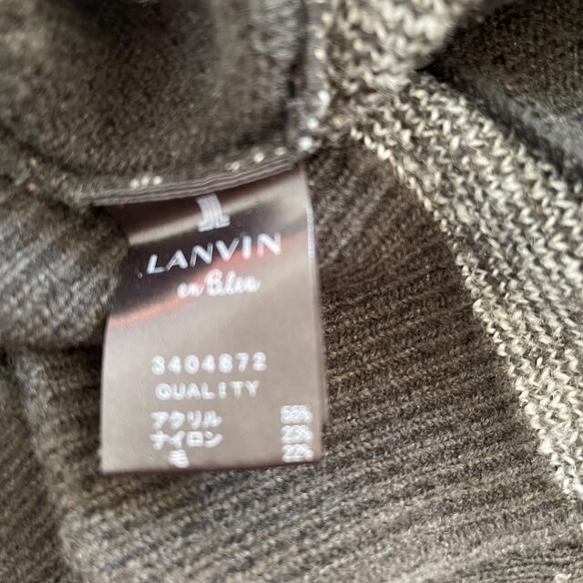 LANVIN en Bleu(ランバンオンブルー)のLANVIN en bleu ニットカーディガン　38 レディースのトップス(カーディガン)の商品写真