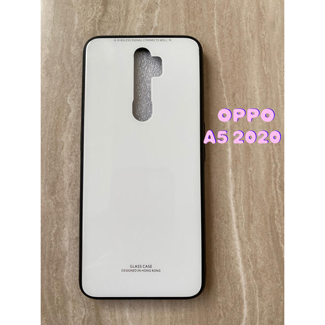 OPPO(オッポ)のシンプル&可愛い♪耐衝撃背面9Hガラスケース OPPO A5 2020 スマホ/家電/カメラのスマホアクセサリー(Androidケース)の商品写真