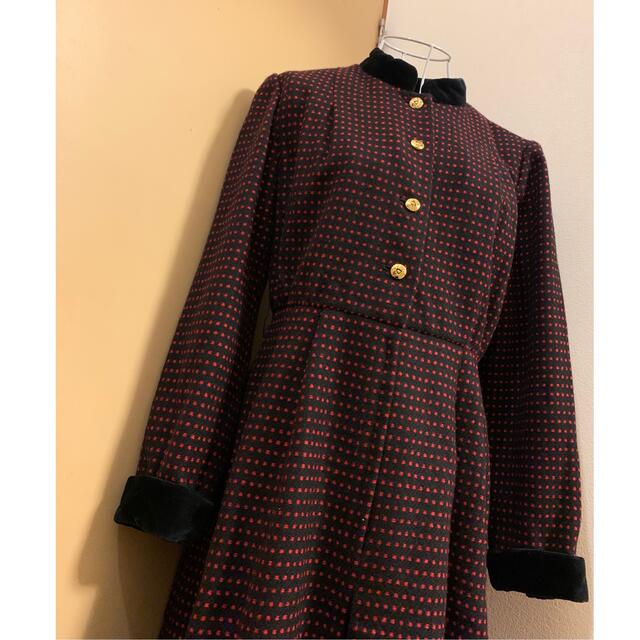 used 一点物♡♡レトロワンピース♡♡vintageワンピース レディースのワンピース(ひざ丈ワンピース)の商品写真