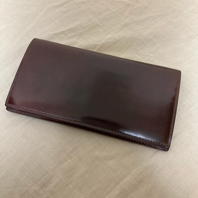 GANZO - ガンゾ GANZO シェルコードバン 長財布 小銭入れ バーガンディ