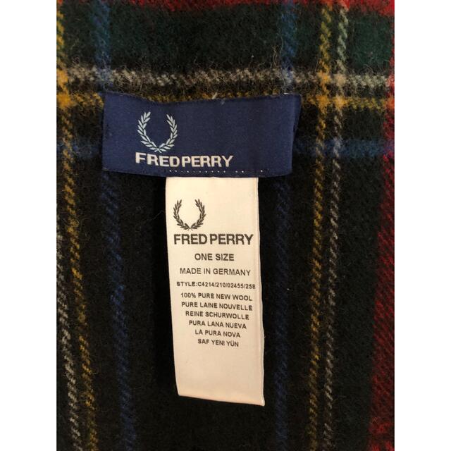 FRED PERRY(フレッドペリー)のフレッドペリー  マフラー　美品 メンズのファッション小物(マフラー)の商品写真