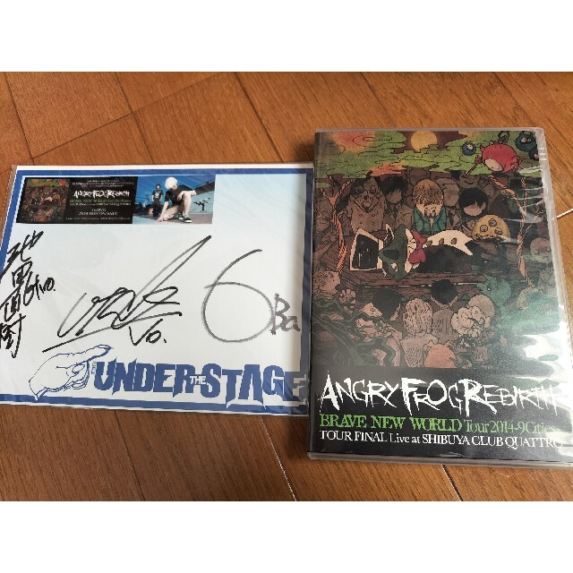 ANGRY FROG REBIRTH ライブDVD+直筆サイン色紙の通販 by 大幅値下売切