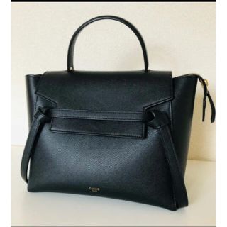 セリーヌ(celine)のセリーヌ　ベルトバッグマイクロ　ブラック(ハンドバッグ)