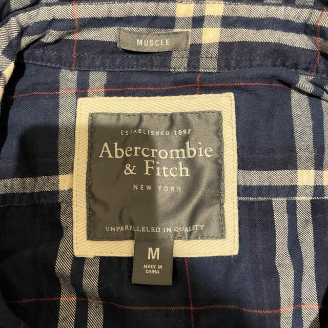 Abercrombie&Fitch(アバクロンビーアンドフィッチ)のAbercrombie&Fitch アバクロ　チェックシャツ　ネルシャツ メンズのトップス(シャツ)の商品写真