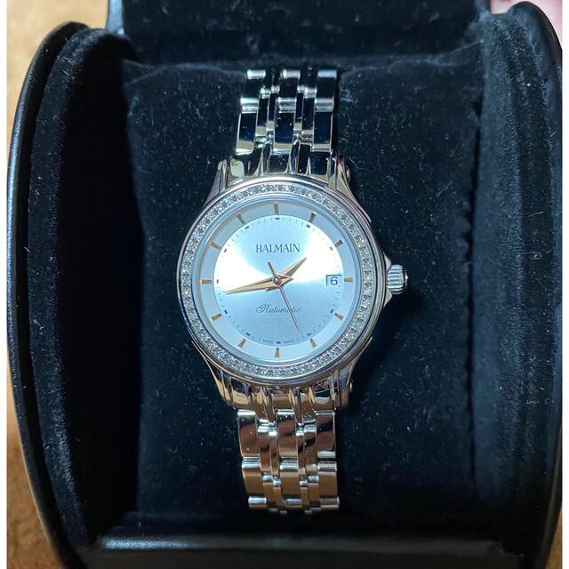 BALMAIN(バルマン)の12月まで❗BALMAIN ダイヤモンド 腕時計 自動巻 グッチ オメガ レディースのファッション小物(腕時計)の商品写真