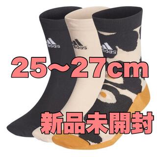 マリメッコ(marimekko)のマリメッコ × アディダス　ソックス　靴下　　25〜27cm(ソックス)