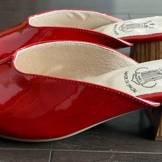 BONTRE ボントレ スクエアエナメル ミュール レディース 04301 新品 レディースの靴/シューズ(サンダル)の商品写真