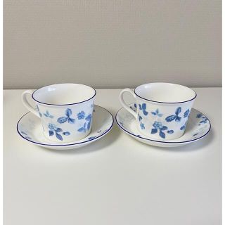 ウェッジウッド(WEDGWOOD)のウェッジウッド カップ&ソーサー 2客(グラス/カップ)