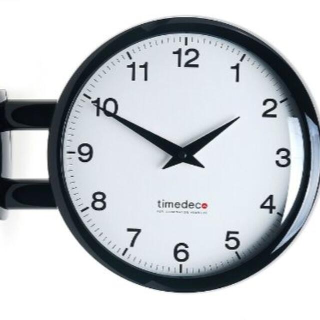 低価日本製 両面電波時計 Morden Double Clock A5(BK) の通販 by ロミオ's shop｜ラクマ 両面時計 通販NEW