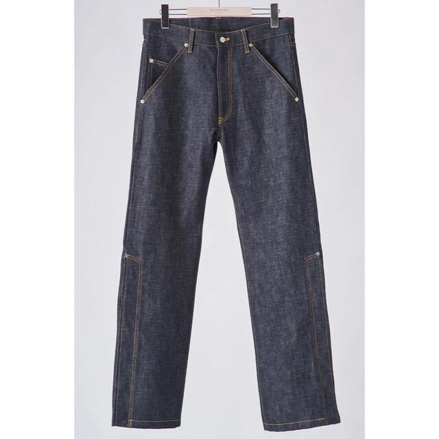 JOHN LAWRENCE SULLIVAN(ジョンローレンスサリバン)のAPOCRYPHA FLYSIDE DENIM PANTS INDIGO メンズのパンツ(デニム/ジーンズ)の商品写真