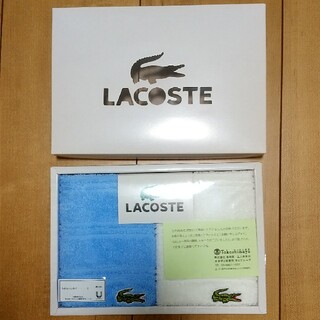 ラコステ(LACOSTE)の新品未使用品 LACOSTE タオルハンカチ ２枚(タオル/バス用品)