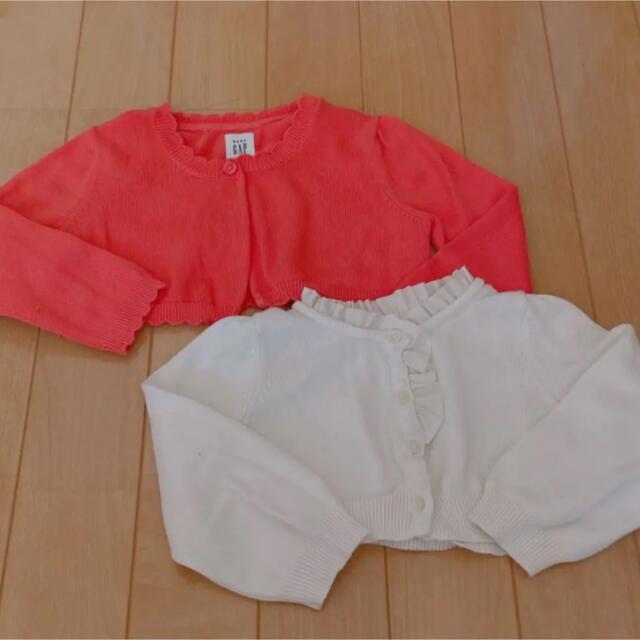 babyGAP(ベビーギャップ)のbabygap カーディガン ボレロ 2枚セット キッズ/ベビー/マタニティのベビー服(~85cm)(カーディガン/ボレロ)の商品写真