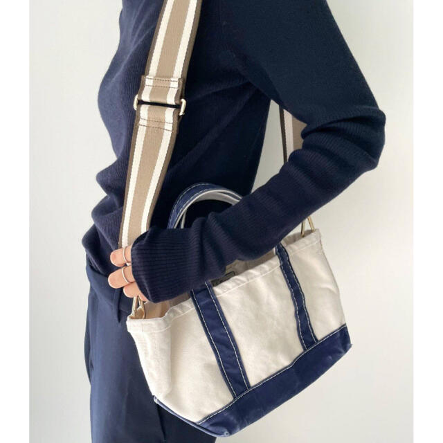 ネイビーサイズ新品⭐️L.L.Bean  Canvas tote bag S   ネイビー