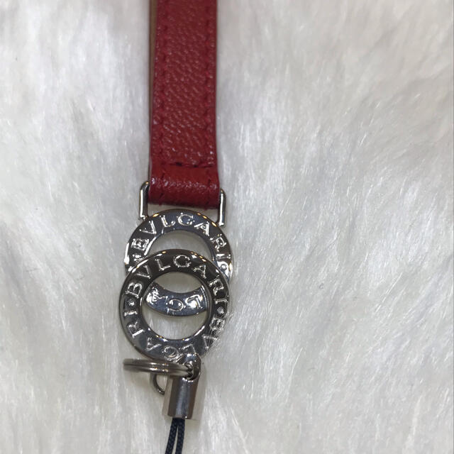 BVLGARI(ブルガリ)のRR095 ブルガリ　ストラップ　赤　 レディースのファッション小物(その他)の商品写真