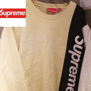 【Mサイズ 　サイドラインロゴ】SUPREME　スウェット　ウエステッドユース