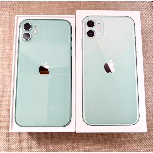 ギフト】 アップル - Apple iPhone11 美品 グリーン SIMフリー 128GB