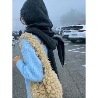 エディットフォールル(EDIT.FOR LULU)のMuffler With Hood samoyed サモエド(マフラー/ショール)